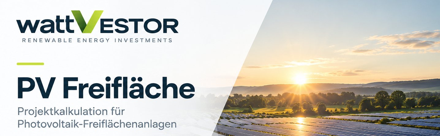 PV-Freiflächen- und Agri-PV-Kalkulation